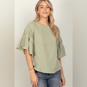 ⭐️⭐️SAGE Cotton Gauze Casual Oversized Top
